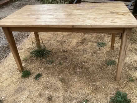 Photo of free Pine table (Blandford DT11) #2