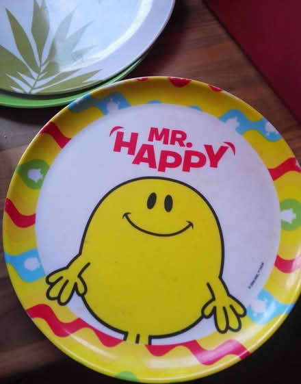 Photo of free Mr men plastic plate (Killamarsh S21) #1