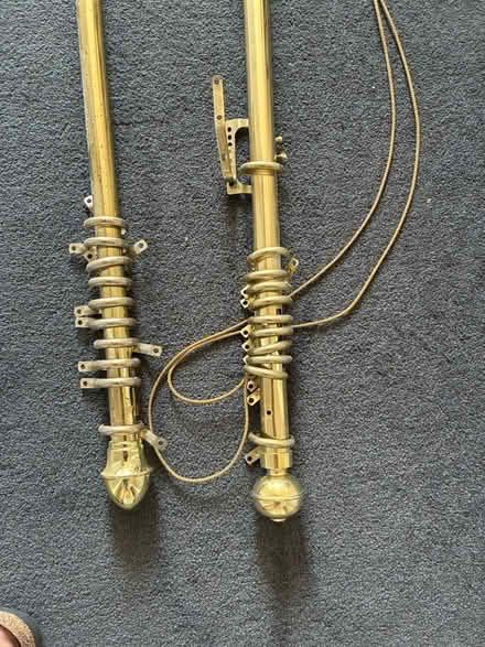 Photo of free Two Brass Curtain Rails (Churchtown) #1
