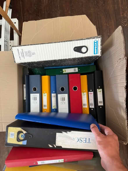 Photo of free Empty binders (Forest Hill SE26) #1
