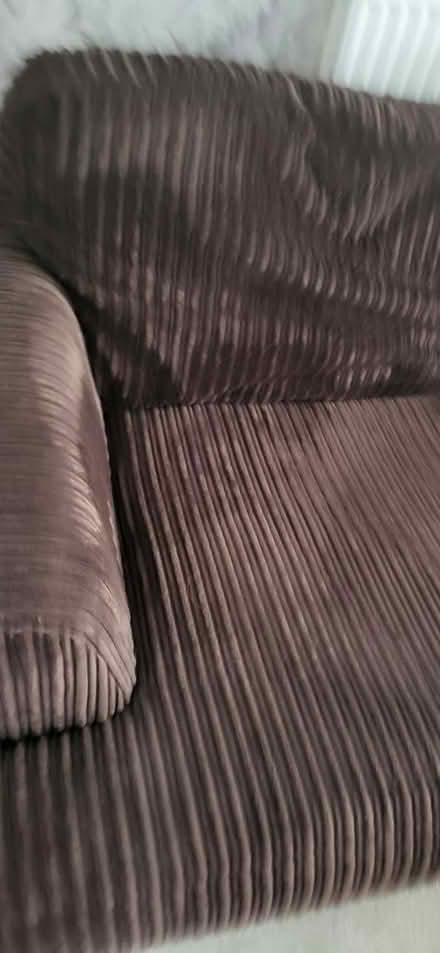 Photo of free Two seater sofa brown (Llantrisant CF72 8DA) #3