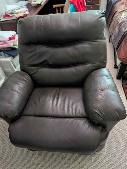 Photo of free Brown Leather Recliner (Wake Forest by New Light Road) #3