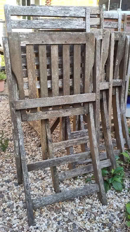 Photo of free Hardwood garden table & 4 chairs (New Catton NR3) #2