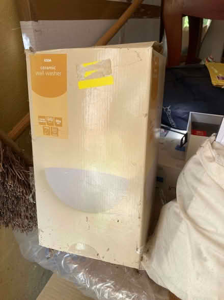 Photo of free Pair of ceramic wall washers. (Burnham SL1) #1