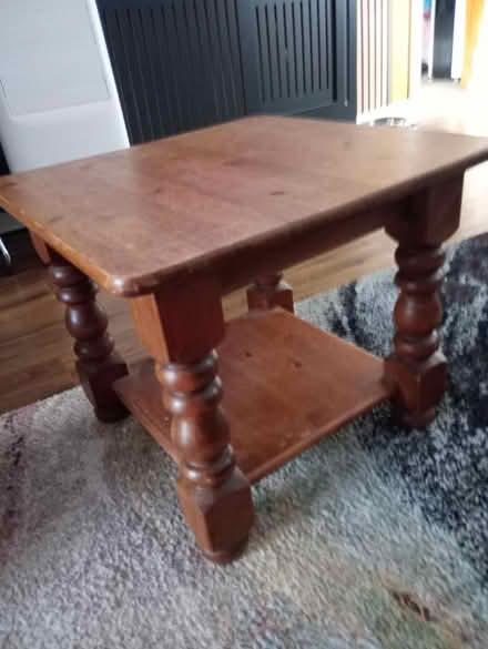 Photo of free Small pine table (Tilehurst, Reading) #1