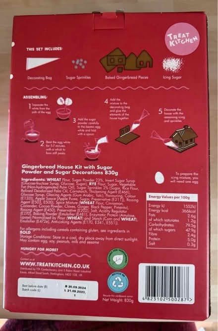 Photo of free Stale gingerbread house kit for fun non-edible (Gleneagles area, Wboro NN8) #2