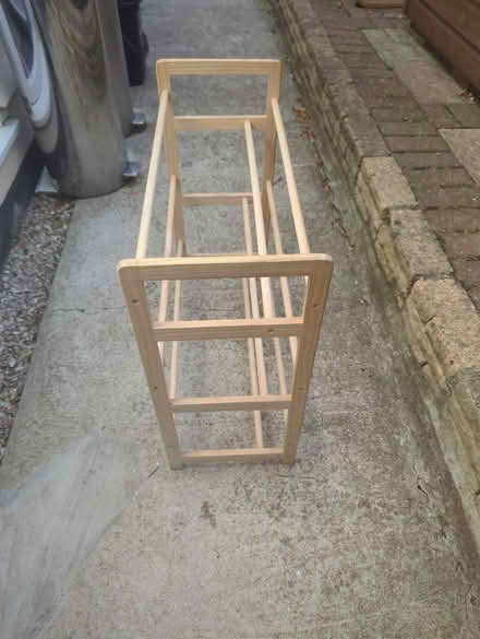 Photo of free Wooden shoe rack (West Norwood SE27) #3