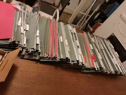 Photo of free Filing Cabinet file hangers x loads! (Leatherhead KT22) #3