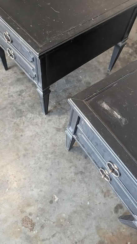 Photo of free Two wood side tables (Durham, South falls lake area) #3