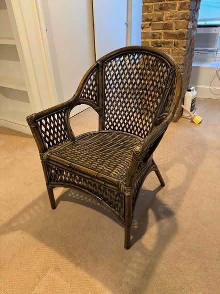 Photo of free Pier 1 bamboo chair (SE Old Town, Alexandria) #1