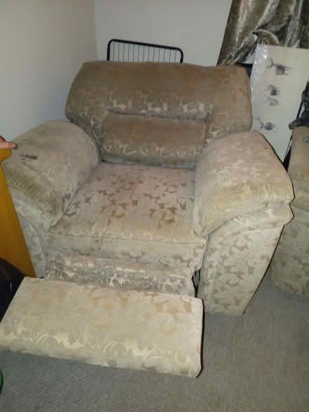 Photo of free 2 seater sofa and 2 chairs (Drylaw EH4) #2