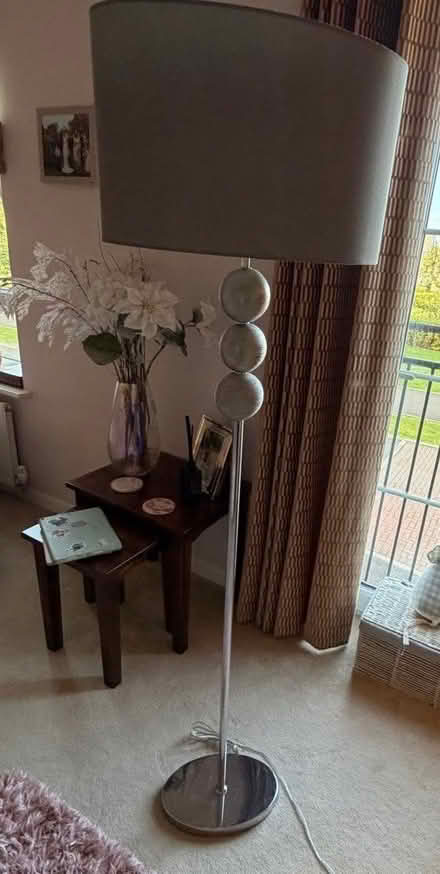 Photo of free Silver/grey Next table lamp and matching floor lamp (Fairmilehead EH10) #2