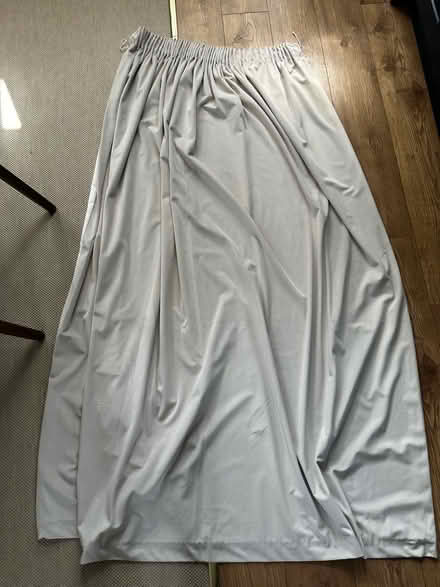 Photo of free Complete Set: 4 John Lewis Lined Velvet Curtains + 2 Tracks (Barons Court W6) #3
