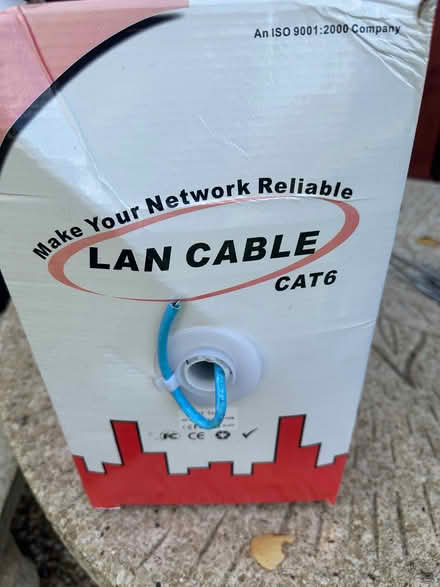 Photo of free Large full reel Cat6 Ethernet cabling (Lostock Hall PR5) #1