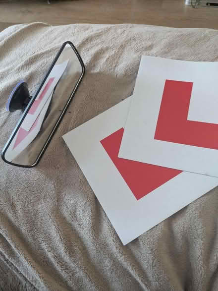 Photo of free 2x L plates and examiner rearview mirror (Wavertree L15) #1