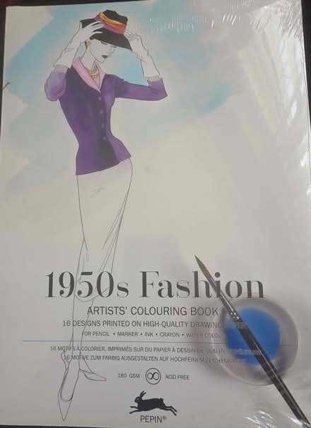 Photo of free 1950s Fashion colouring book (Upper Luton ME5) #1