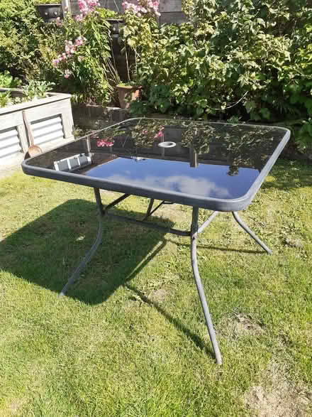Photo of free Glass topped outdoor table (Rainow SK10) #1