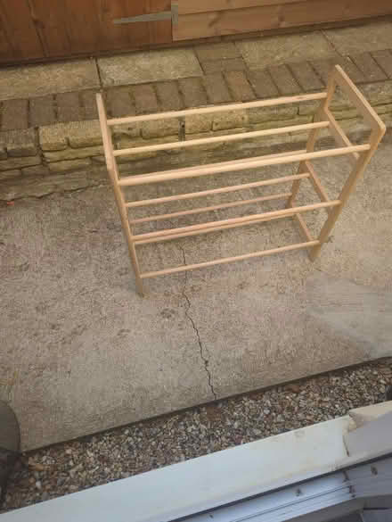 Photo of free Wooden shoe rack (West Norwood SE27) #1