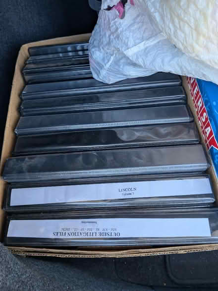 Photo of free Box of 1" and 1.5" binders (NRG stadium) #1