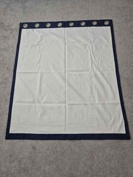 Photo of free Navy blue Dunelm curtains (pair) (Sheering CM22) #2