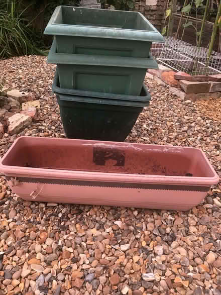 Photo of free 4 large plant pots and a window box (Ely CB6) #2