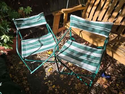 Photo of free 2 x director style chairs (Kennington OX1) #1