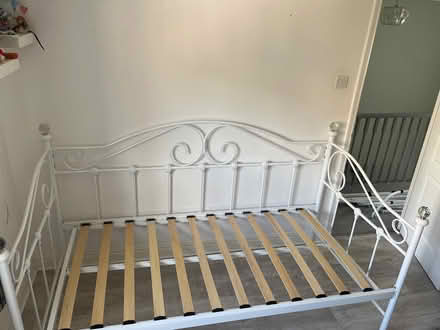 Photo of free Single day bed frame (Brigstock NN14) #4