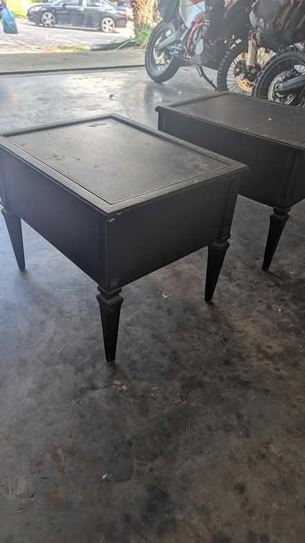 Photo of free Two wood side tables (Durham, South falls lake area) #2