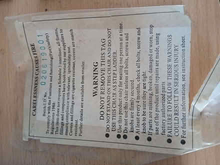 Photo of free Office chair (New Parks LE3) #3