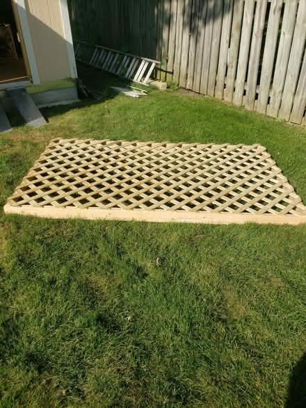 Photo of free 7'x4' trellis/raised garden (Downtown Bartlett) #1