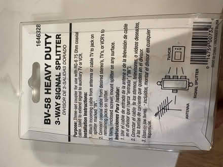 Photo of free 3 way signal splitter brand new (94087) #2