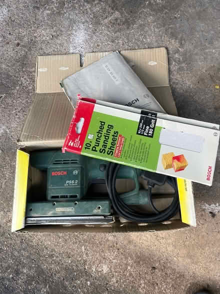Photo of free Bosch orbital sander (Ombersley Rd WR3) #3