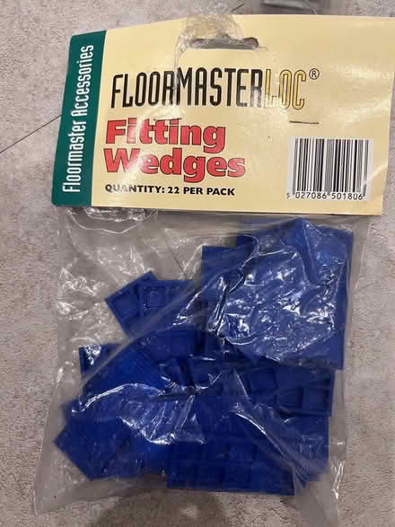 Photo of free Floormaster fitting wedges (Hitchin) #1