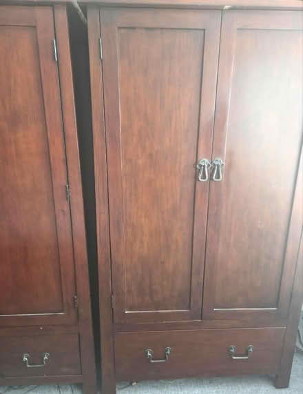 Photo of free Solid mahogany wardrobes x 2 (BT45 Mid Ulster area) #1