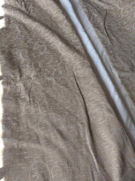 Photo of free Curtains gold patterned (North Bersted PO22) #2