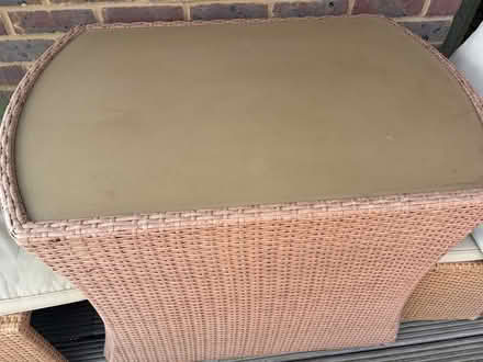 Photo of free Compact Garden Table with Glass Top (Kidbrooke SE3) #1