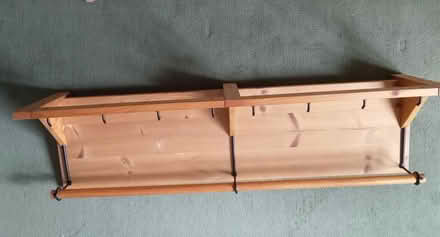 Photo of free IKEA coat and hat rail/rack/shelf (Halstead CO9) #2