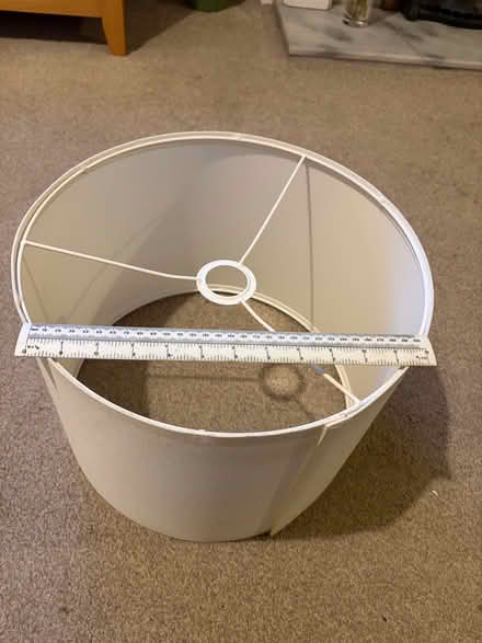 Photo of free Large cream lampshade (Longbarn WA2) #2