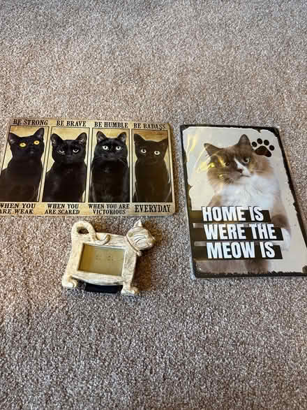 Photo of free Cat wall plaques (Finham CV3) #1