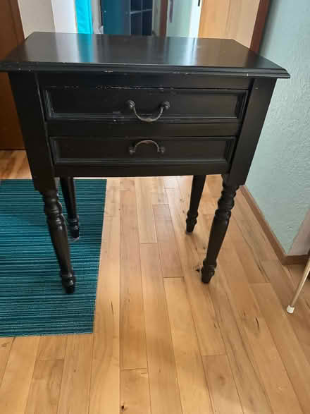 Photo of free Wood end table (Mukilteo) #1