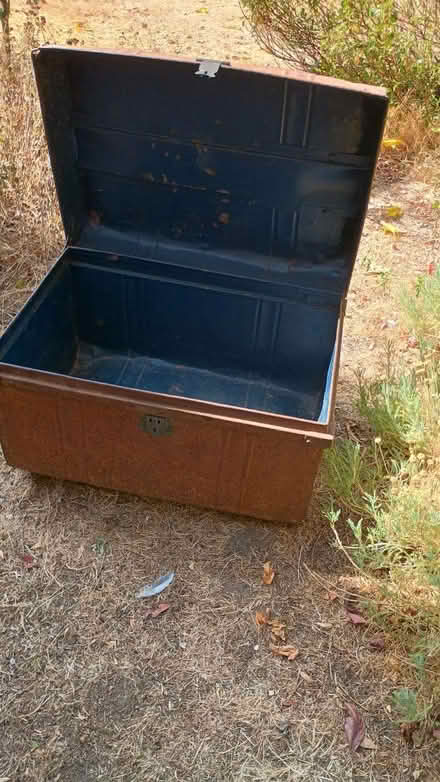 Photo of free Old Army Metal trunk (The Nurserylands TW12) #2