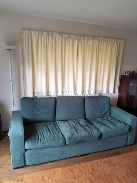 Photo of free Dark Green 3 Seater Sofa (Grays RM17) #1