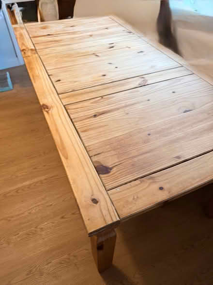 Photo of free Mexican pine table (Caernarfon LL55) #2