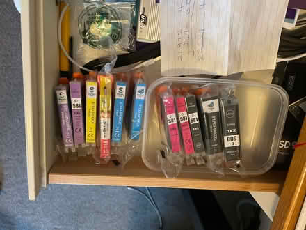 Photo of free Unused print cartridges for Canon TS8250 printer (580 and 58 (Norbiton KT2) #1