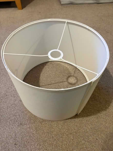 Photo of free Large cream lampshade (Longbarn WA2) #3