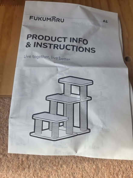 Photo of free Cat Scratching Post/Steps (Hackthorpe CA10) #2