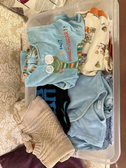 Photo of free 0-3 yrs clothes and bedding (Goffs Oak EN7) #1