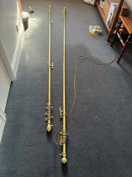 Photo of free Two Brass Curtain Rails (Churchtown) #2
