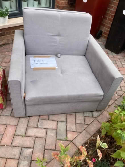 Photo of free Single sofabed (Coley RG1) #1