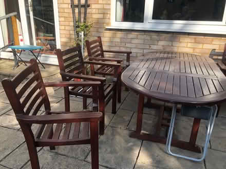 Photo of free Garden table & chairs (Letchworth SG6) #1